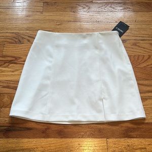 White Summery Mini Skirt